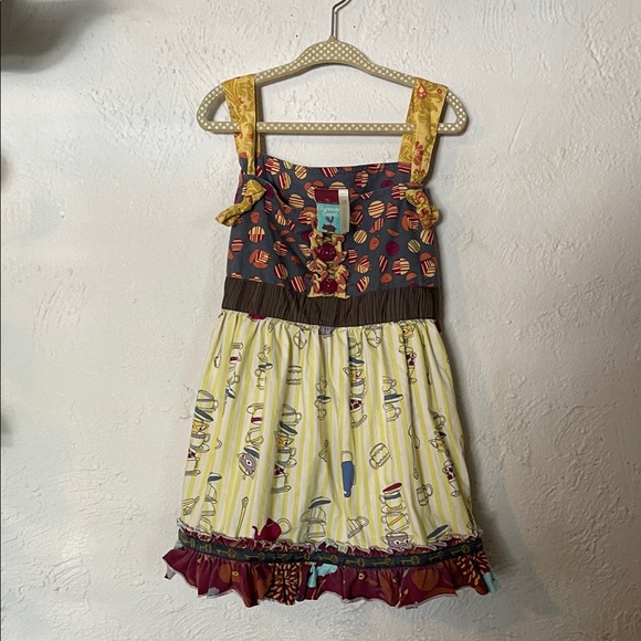 Matilda Jane Character Coubte Teacup Print Top - Picture 1 of 8